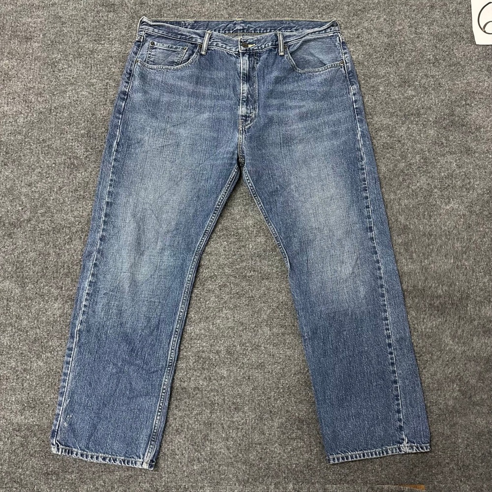 Levi's Jeans Mens Size 40 Blue 505 Regular Fit Straight Leg Denim Casual Pants